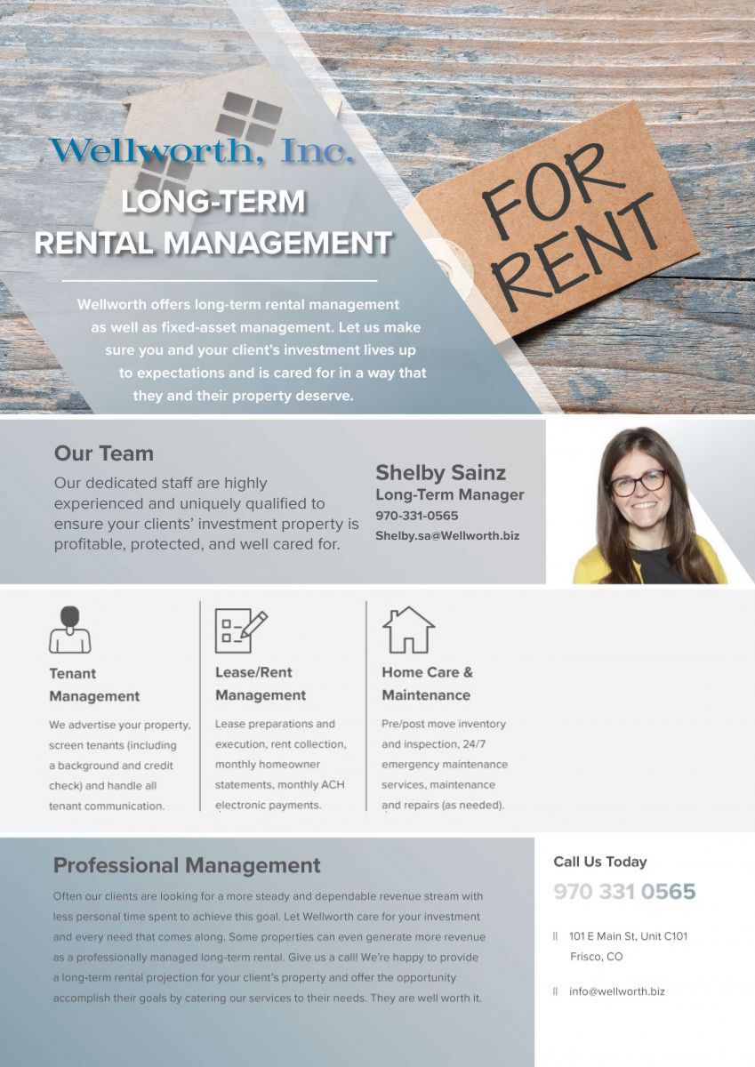 Long Term Rentals Summit Mountain Rentals